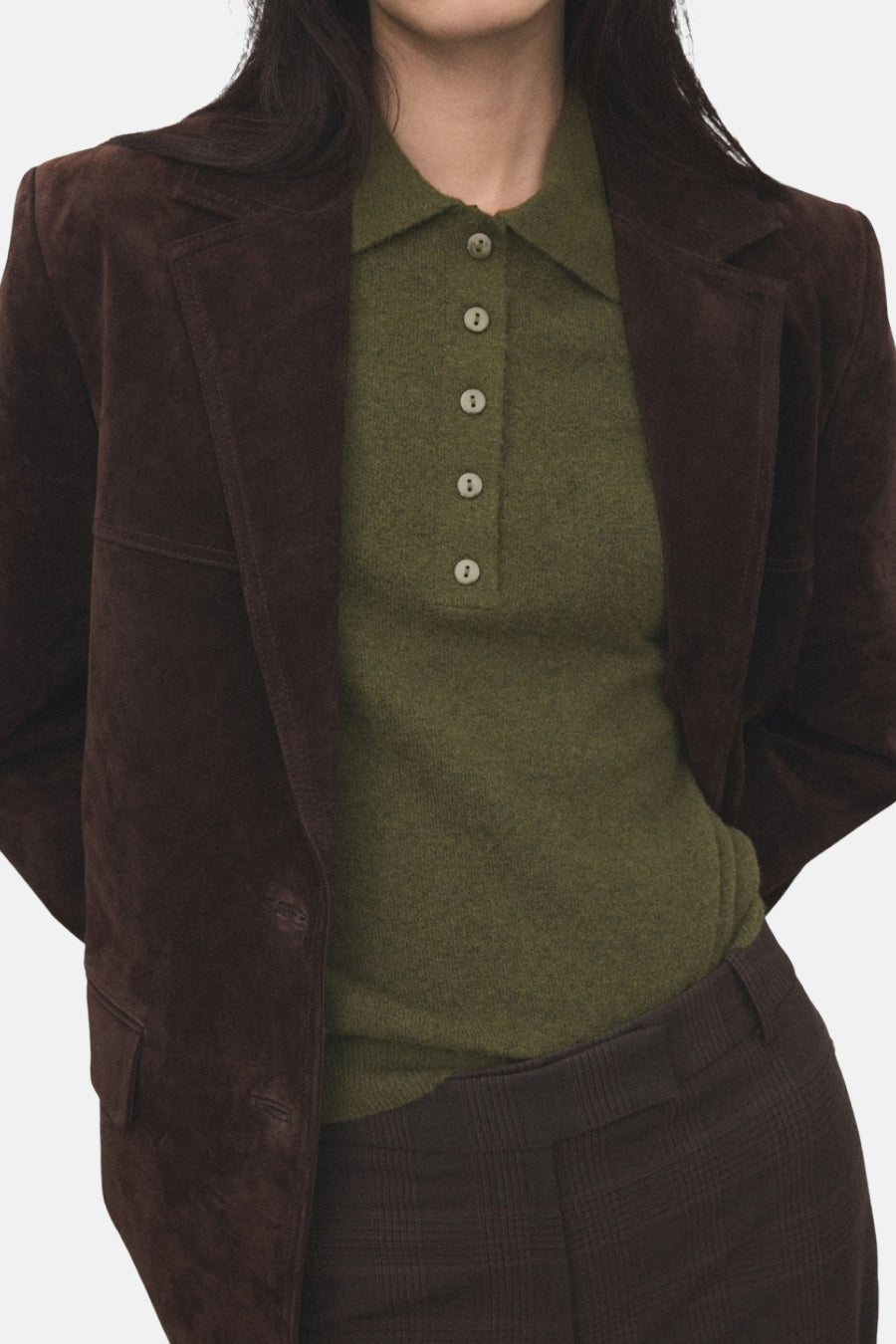 Pull col O vert - MANGO - MANGO - 4