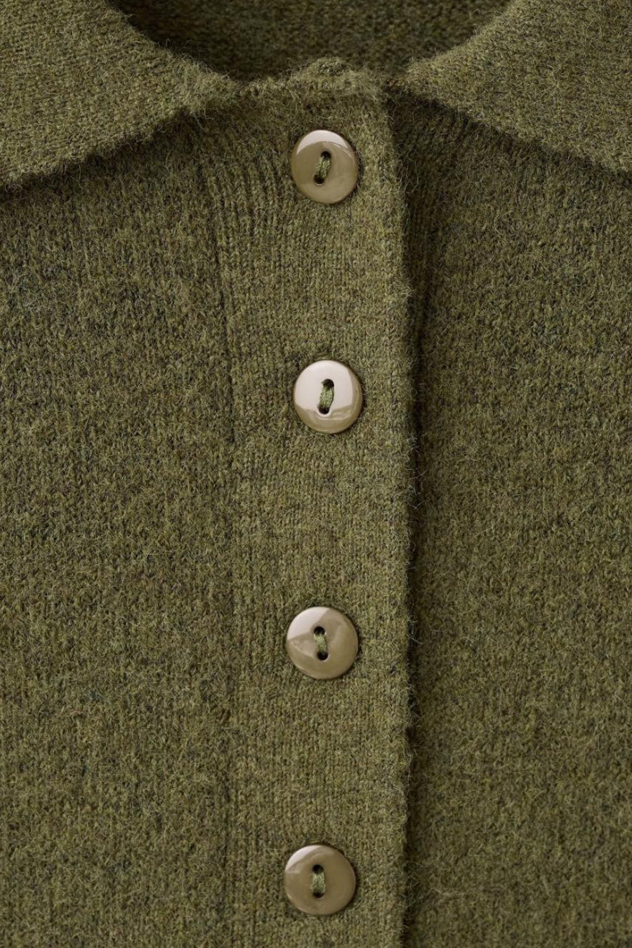 Pull col O vert - MANGO - MANGO - 5