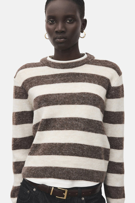 Pull à col rond - multicolore