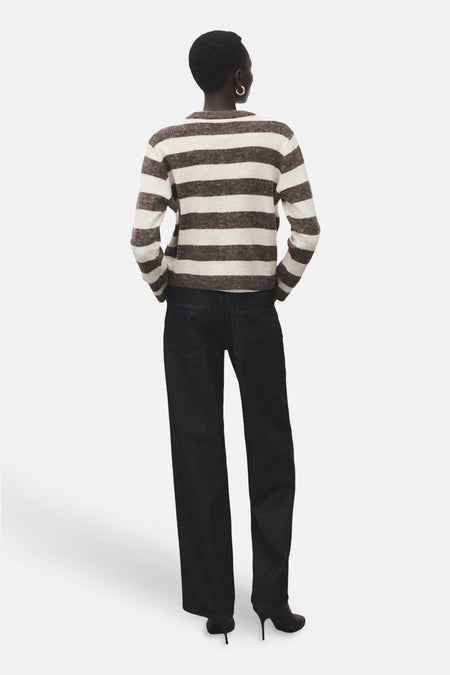 Pull à col rond - multicolore