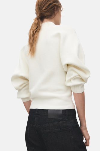 Pull à col roulé - écru - MANGO