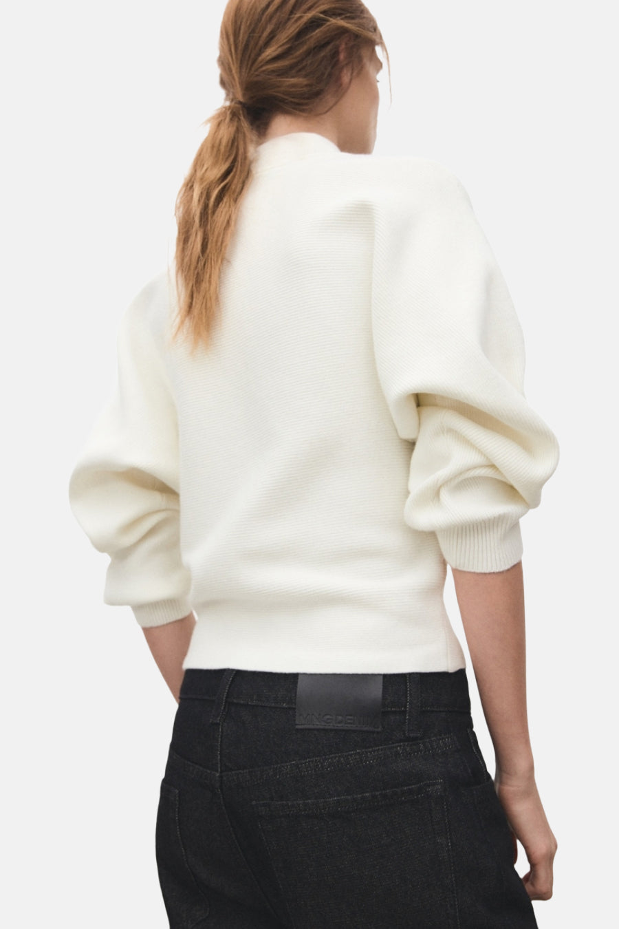 Pull à col roulé - écru - MANGO