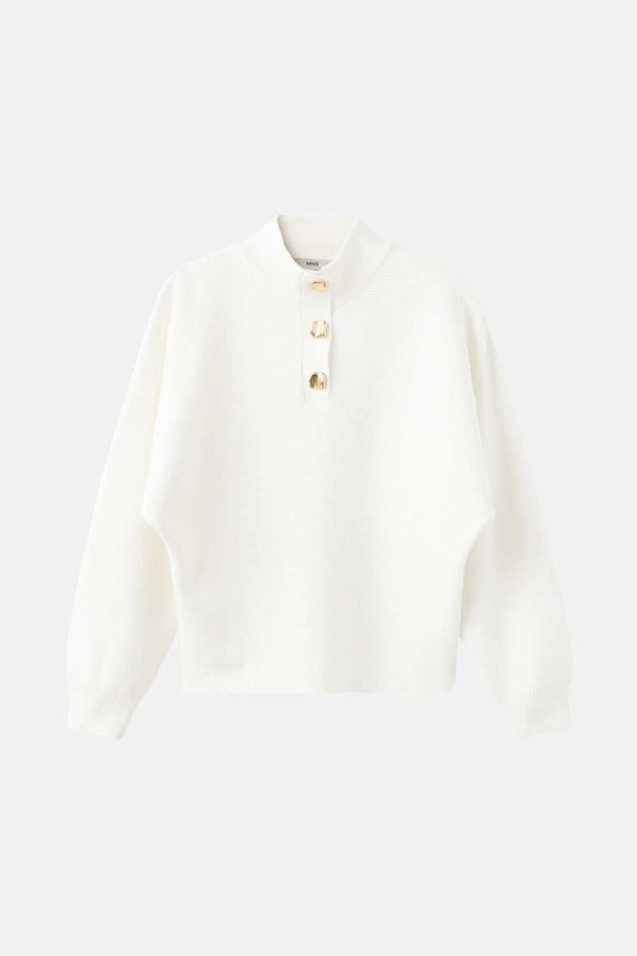 Pull à col roulé - écru - MANGO