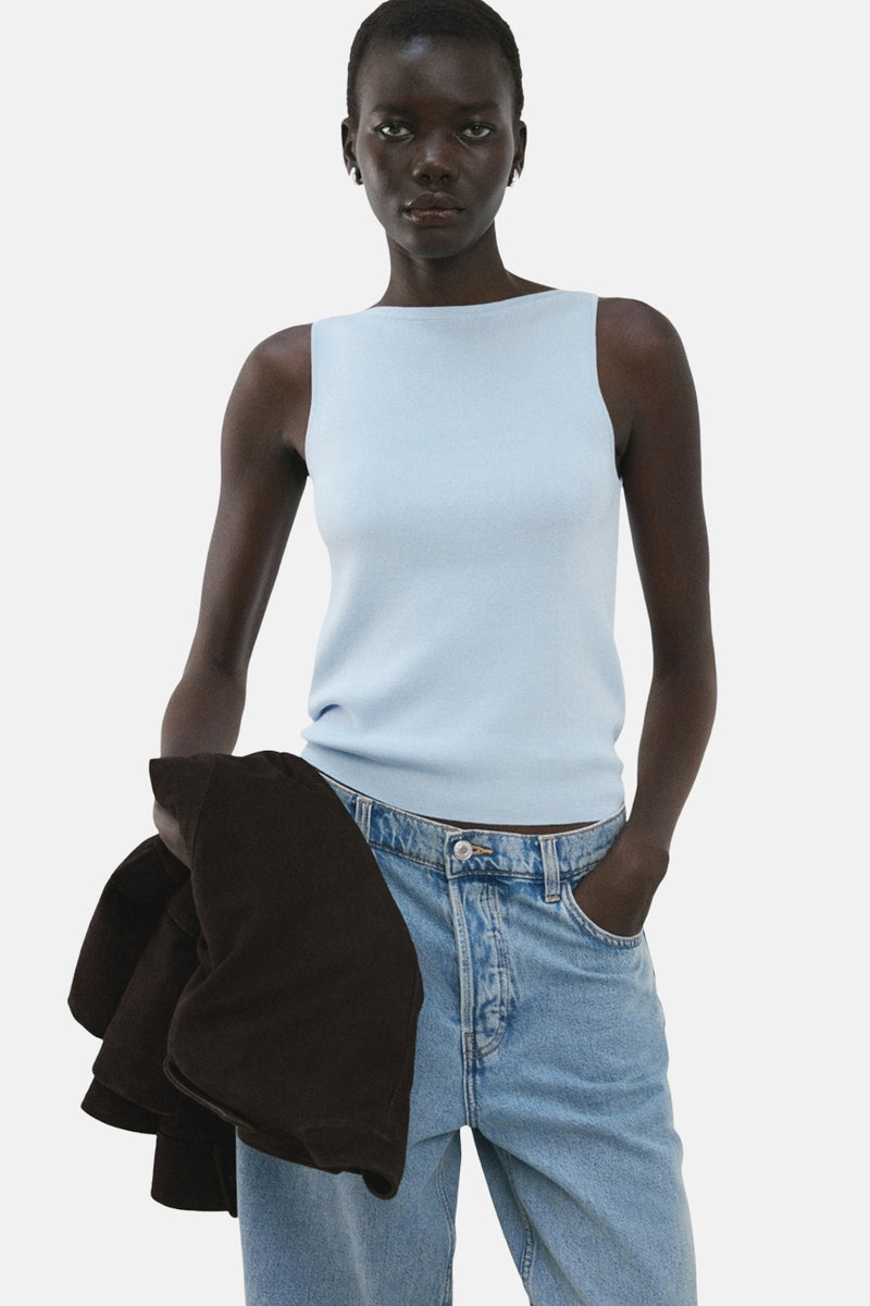 Top - bleu