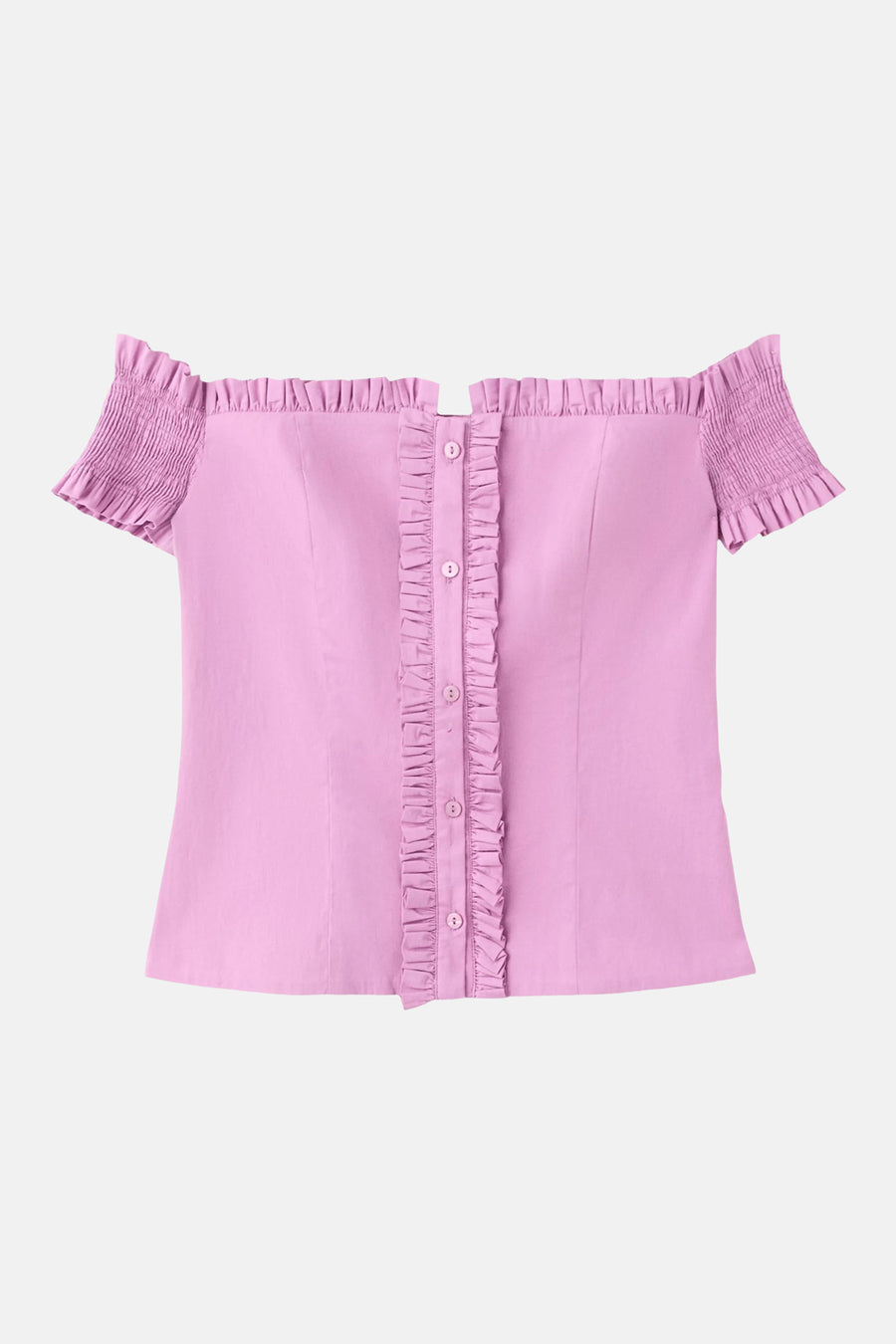 Blouse à manches courtes - rose