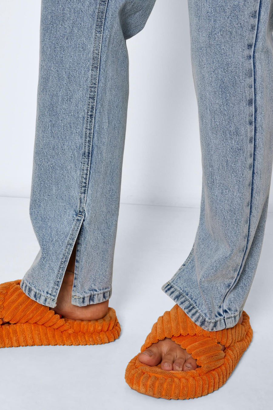 Jean &agrave; coupe droite - bleu - NOISY MAY - 3