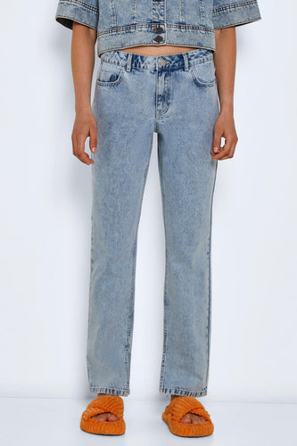 Jean &agrave; coupe droite - bleu - NOISY MAY - 8