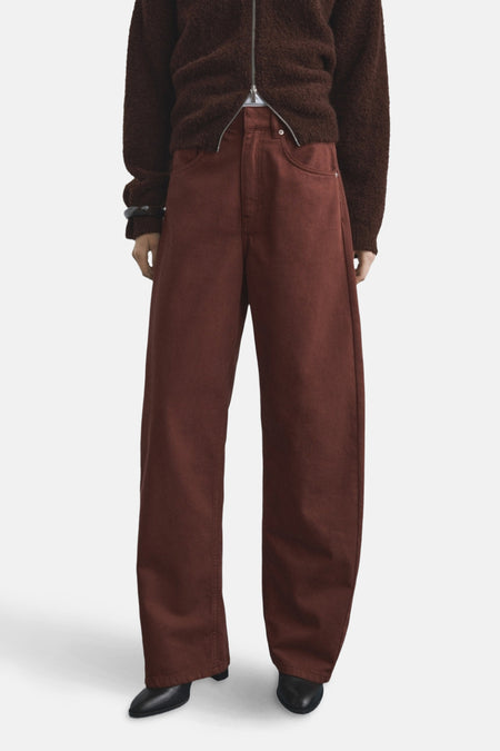 Jeans coloré - brun