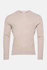 Pull à col rond - beige