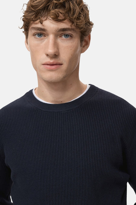 Pull col O bleu - MANGO