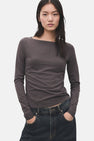 T-shirt à manches longues - gris