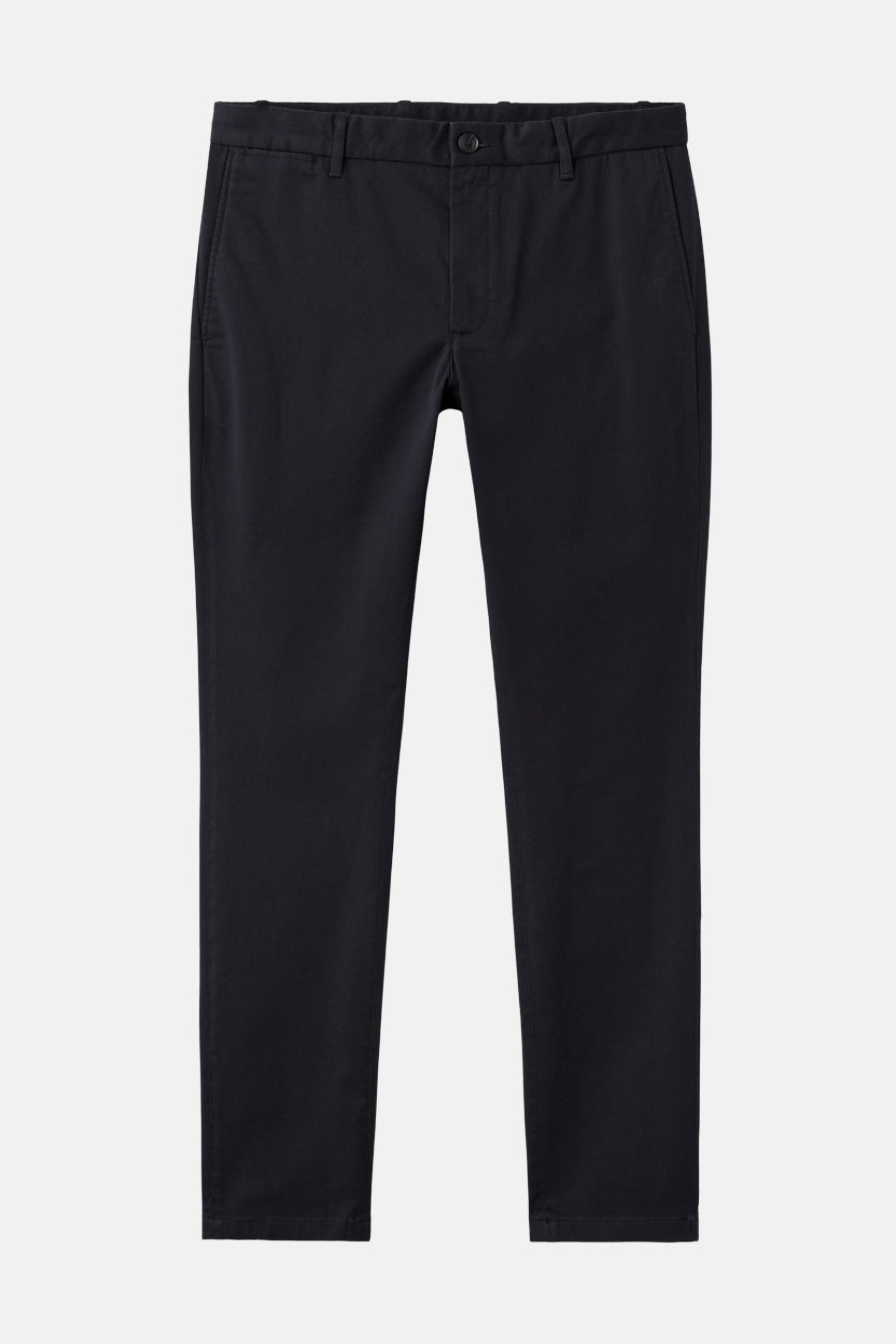 Chino bleu de MANGO, design uni avec des jambes droites et des poches.