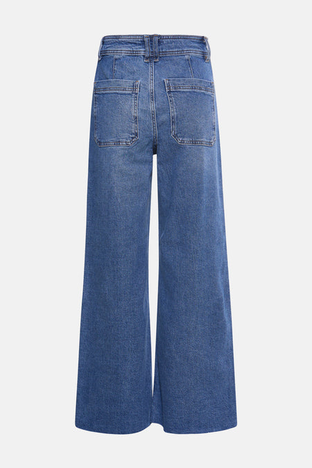 CATHERIN - Mid blue denim