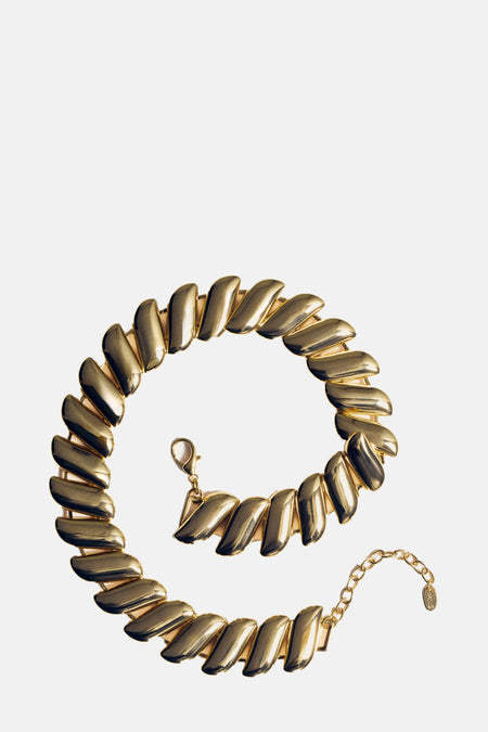 Collier courte - doré