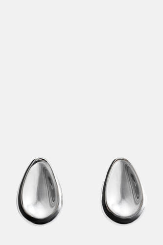 Boucles d'oreilles en argent de MANGO, avec un fini brillant.