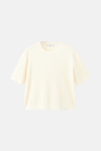 Pull à col rond - écru - MANGO