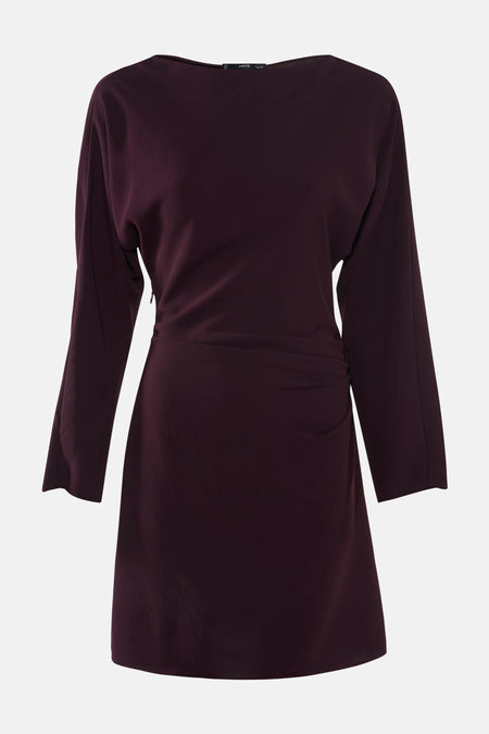 Robe à manches longues - bordeaux