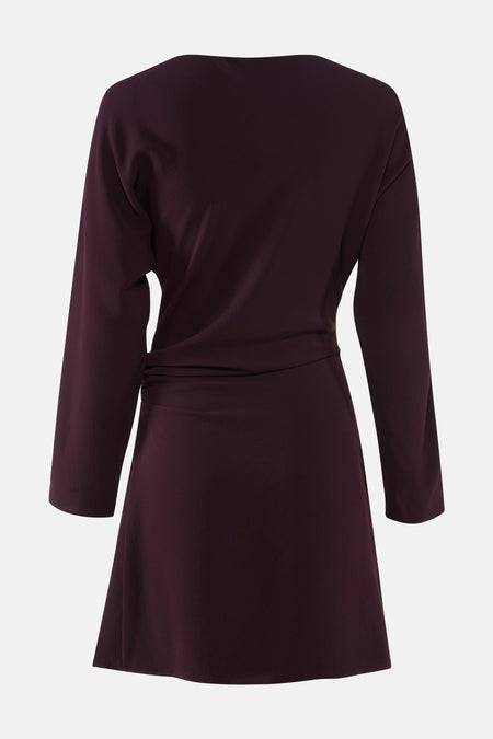 Robe à manches longues - bordeaux