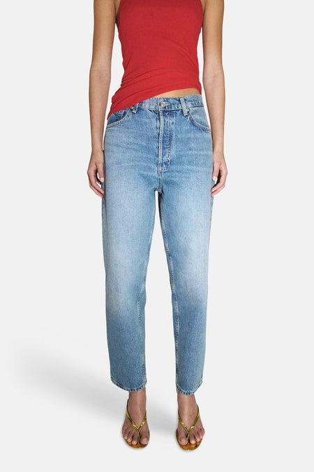 Mom Jeans light blue denim - MANGO