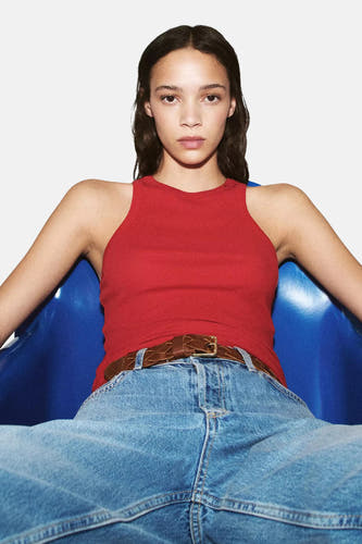 Mom Jeans light blue denim - MANGO