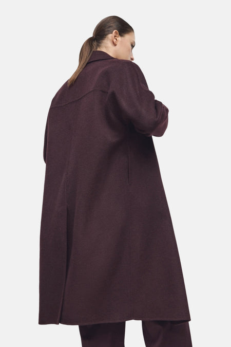 Veste longue rouge - MANGO