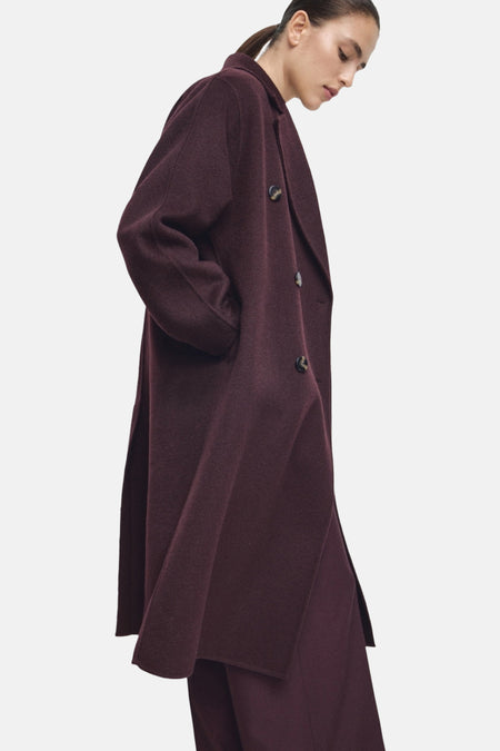 Veste longue rouge - MANGO