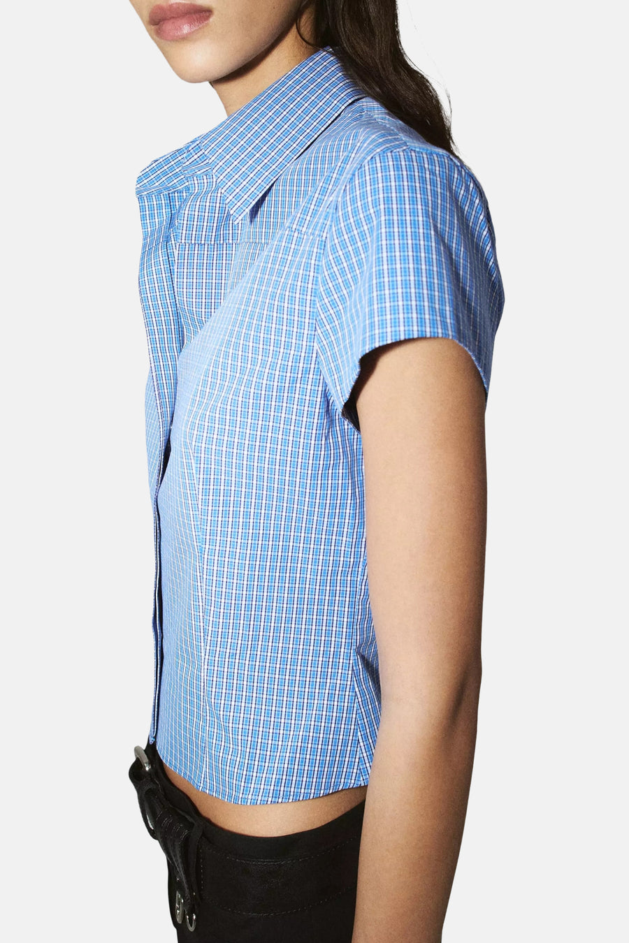 Chemise à manches courtes - Bleu