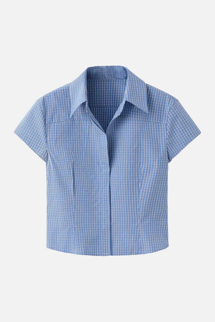 Chemise à manches courtes - Bleu
