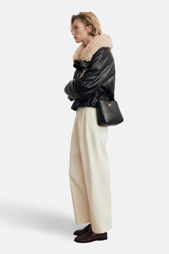 Sac à bandoulière - Beige - MANGO