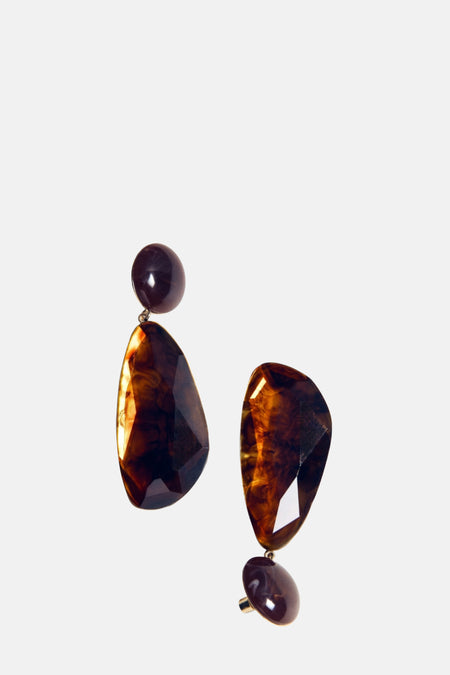 Boucle d'oreilles brun - MANGO