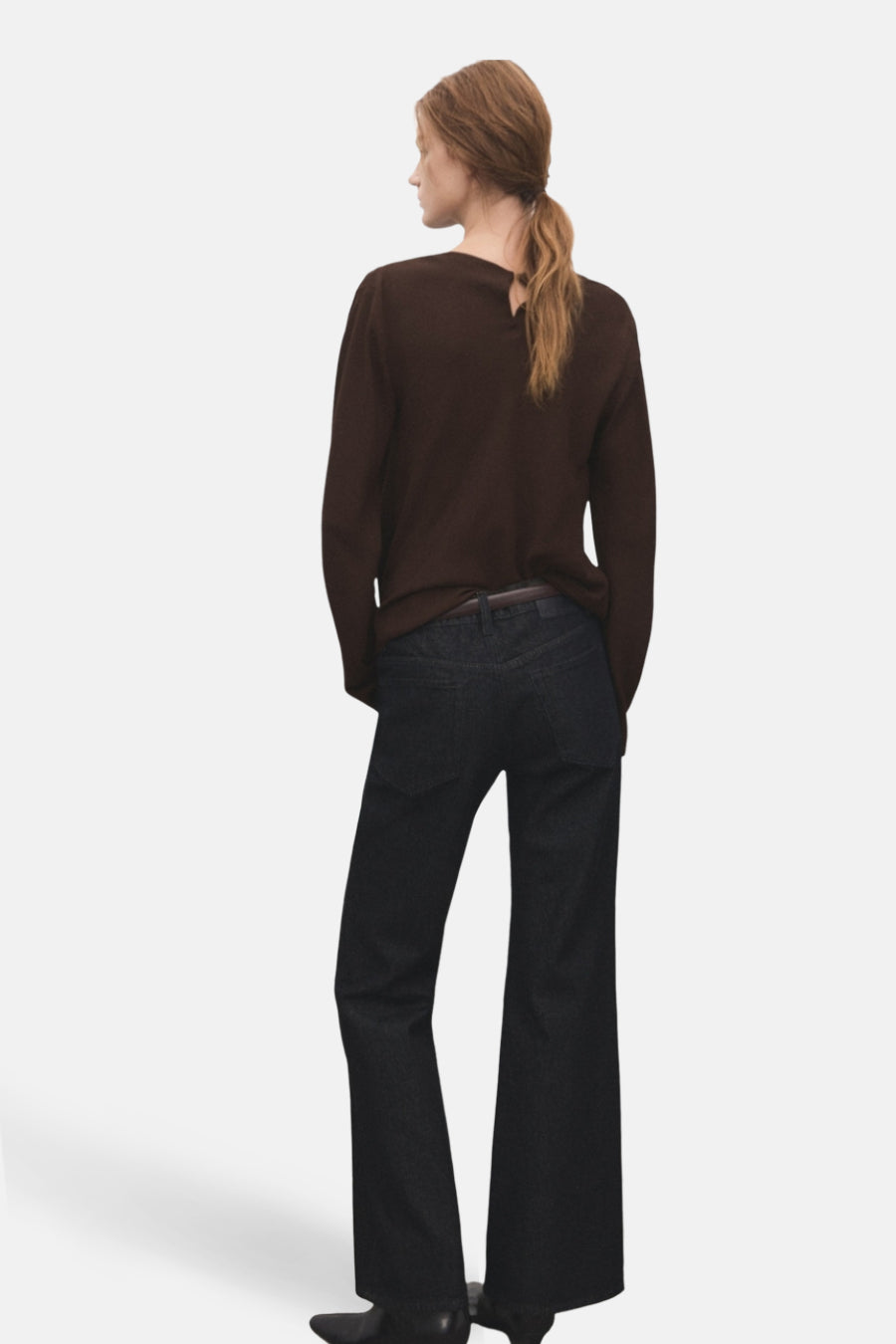 Chemisier (manches longues) brun - MANGO - MANGO - 3