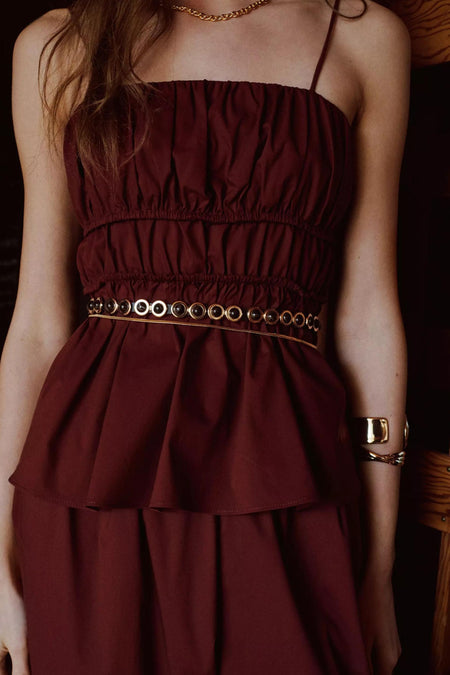 Top - brun