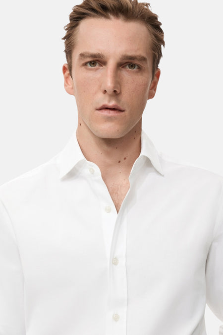 Chemise à manches longues - blanc