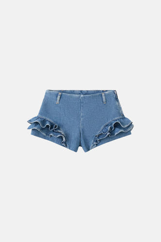 Short - Dark blue denim