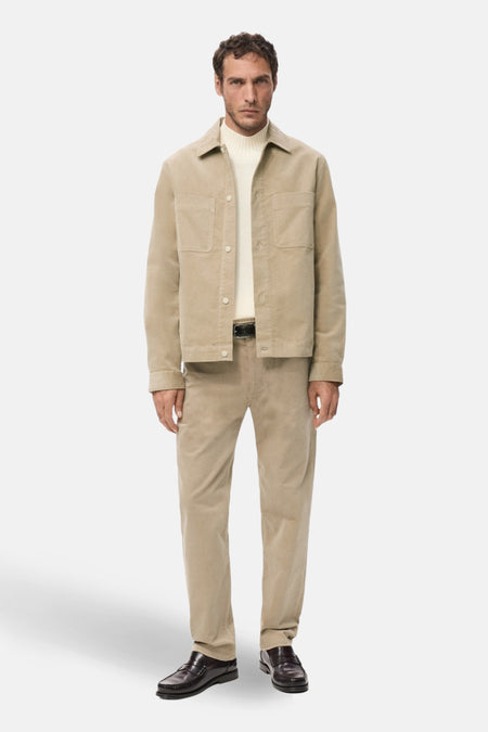 Chemise à manches longues - beige