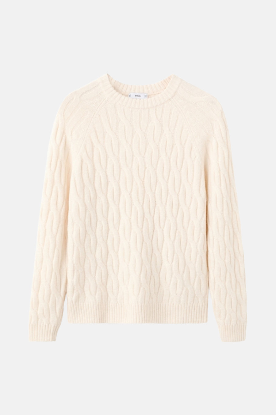 Pull à col rond - écru - MANGO