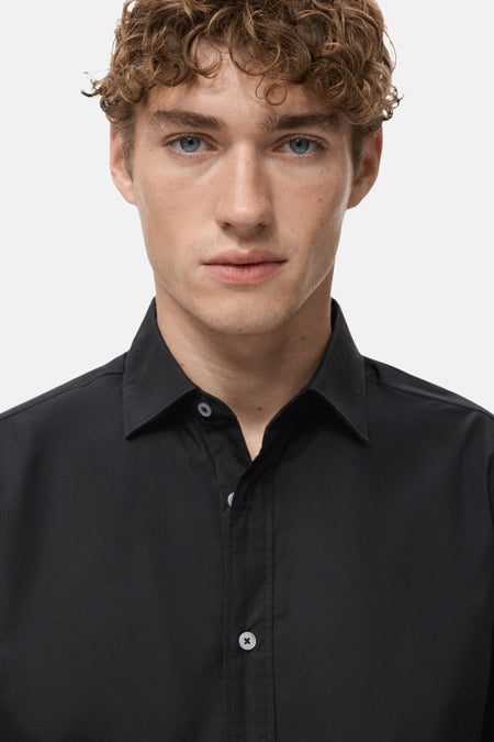 Chemise à manches longues - Noir