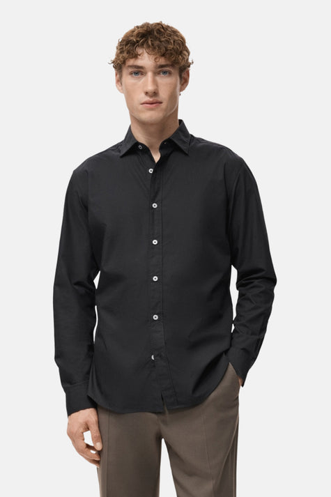 Chemise à manches longues - Noir