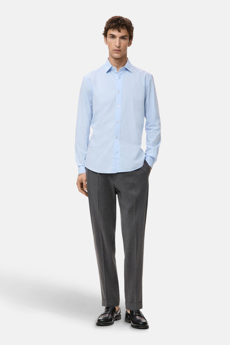 Chemise à manches longues - bleu