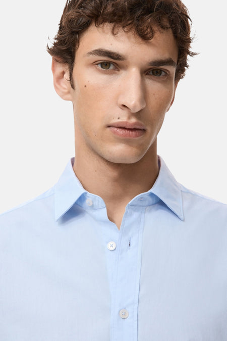 Chemise (manches longues) bleu - MANGO