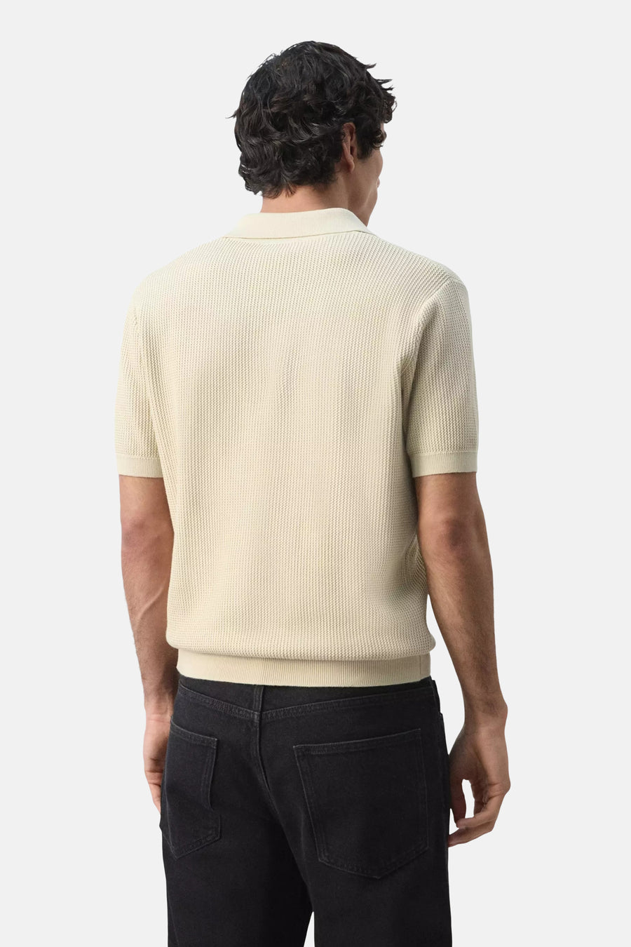 Polo à manches courtes - beige