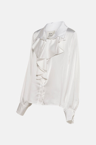 Chemise à manches longues - Blanc