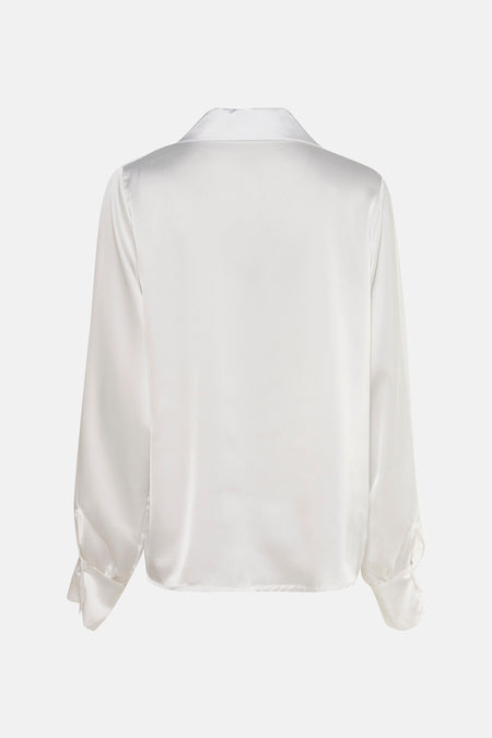 Chemise à manches longues - Blanc