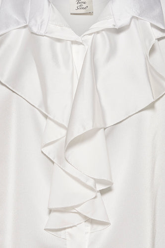 Chemise à manches longues - Blanc - Terra di Siena