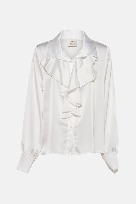 Chemise à manches longues - Blanc