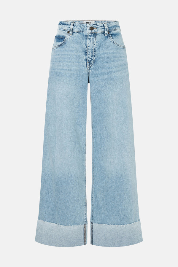 Jeans wide Light blue denim - MAC