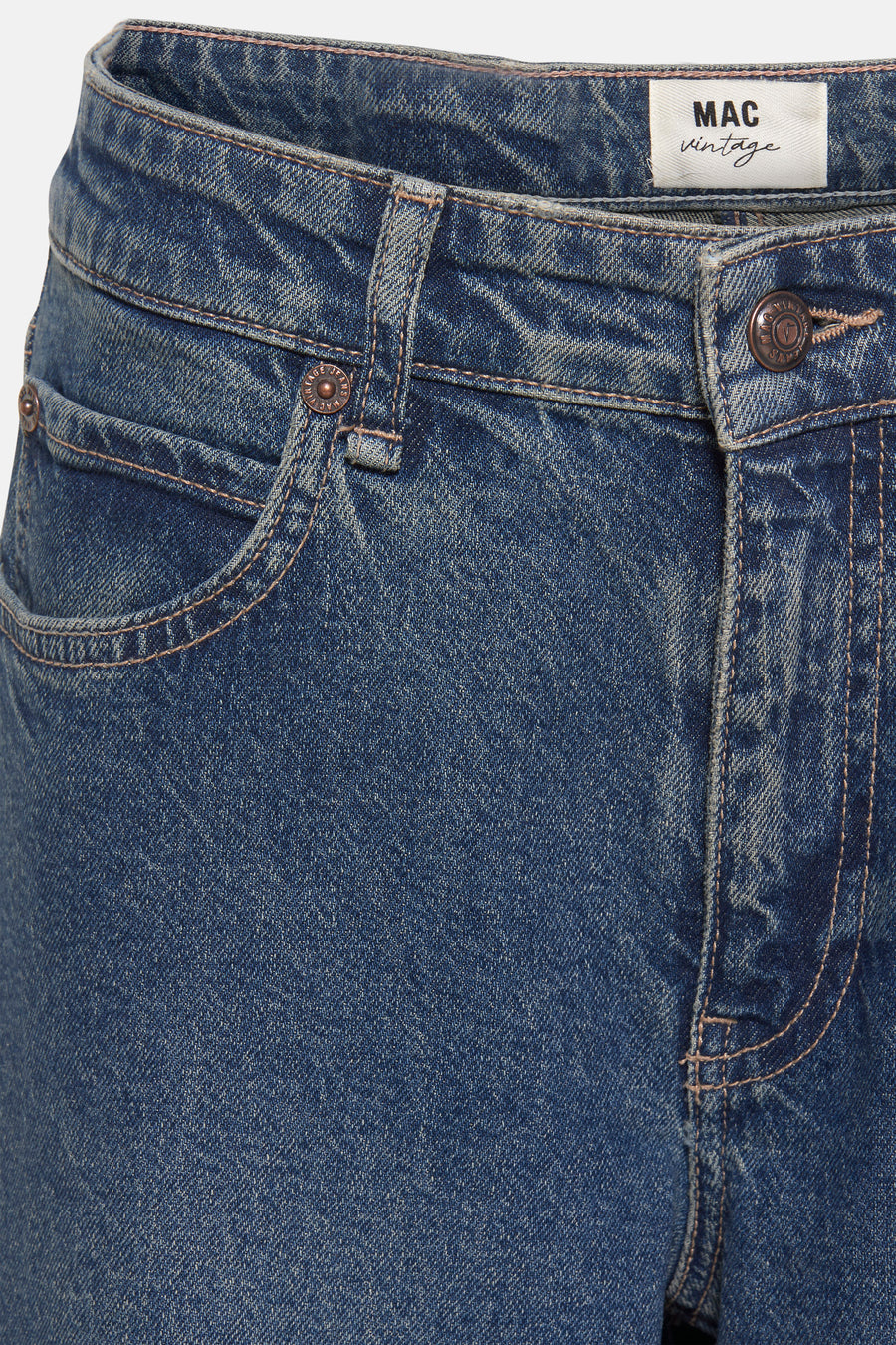 NEVADA - mid blue denim - MAC