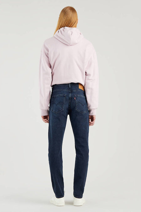 Jean &agrave; coupe carrot - gris