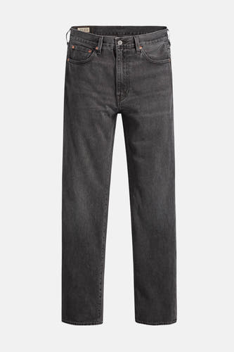 Jean droit modèle de denim gris foncé de Levi's®, lisse et avec des détails de style classiques.