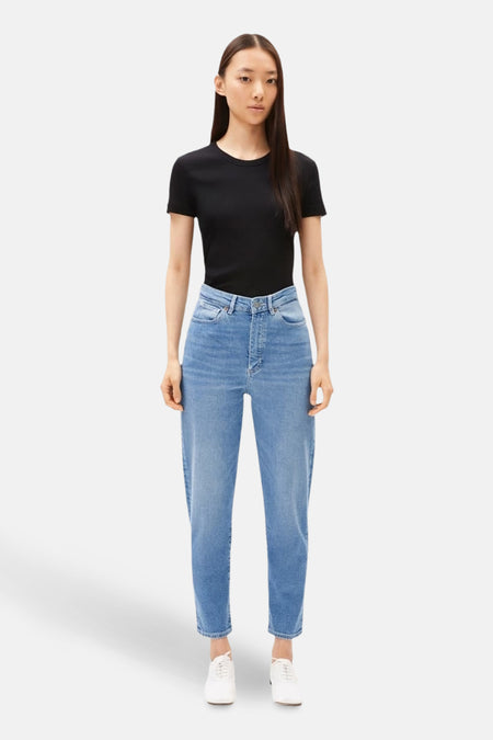 Mom Jeans Mid blue denim - ARMED ANGELS